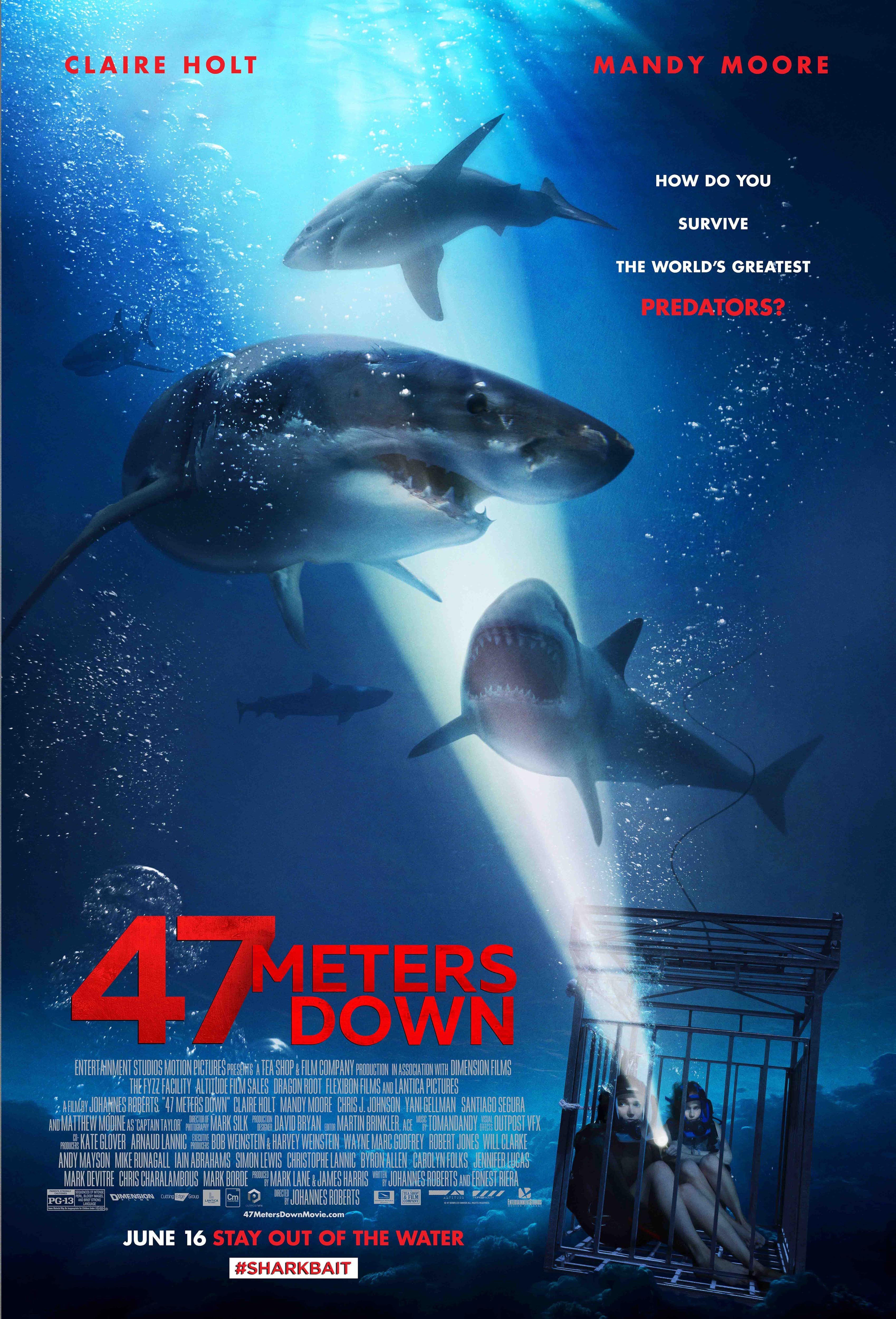 47 Meters Down (2017) EXTENDED Hindi Dubbed ORG Full Movie BluRay