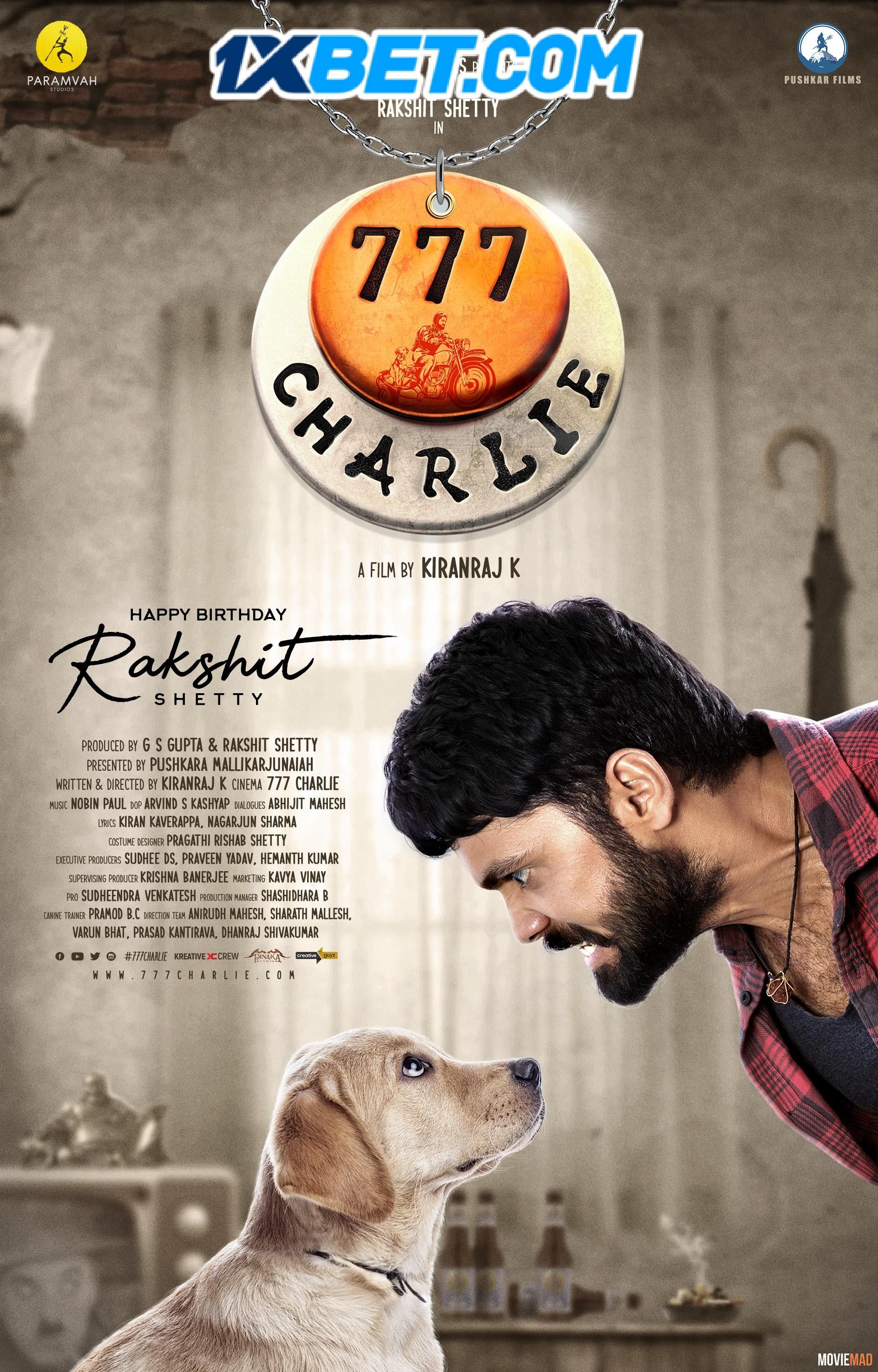 777 Charlie (2022) Tamil Dubbed WEBRip Full Movie 720p 480p