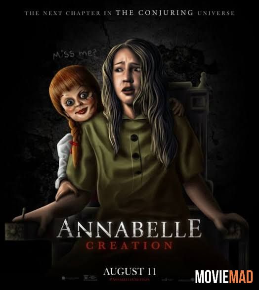 Annabelle: Creation 2017 BluRay Hindi Dubbed 720p 480p