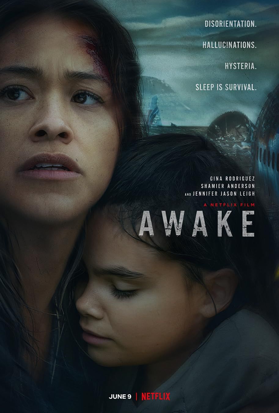 Awake (2021) Hindi Dubbed ORG Full Movie HDRip