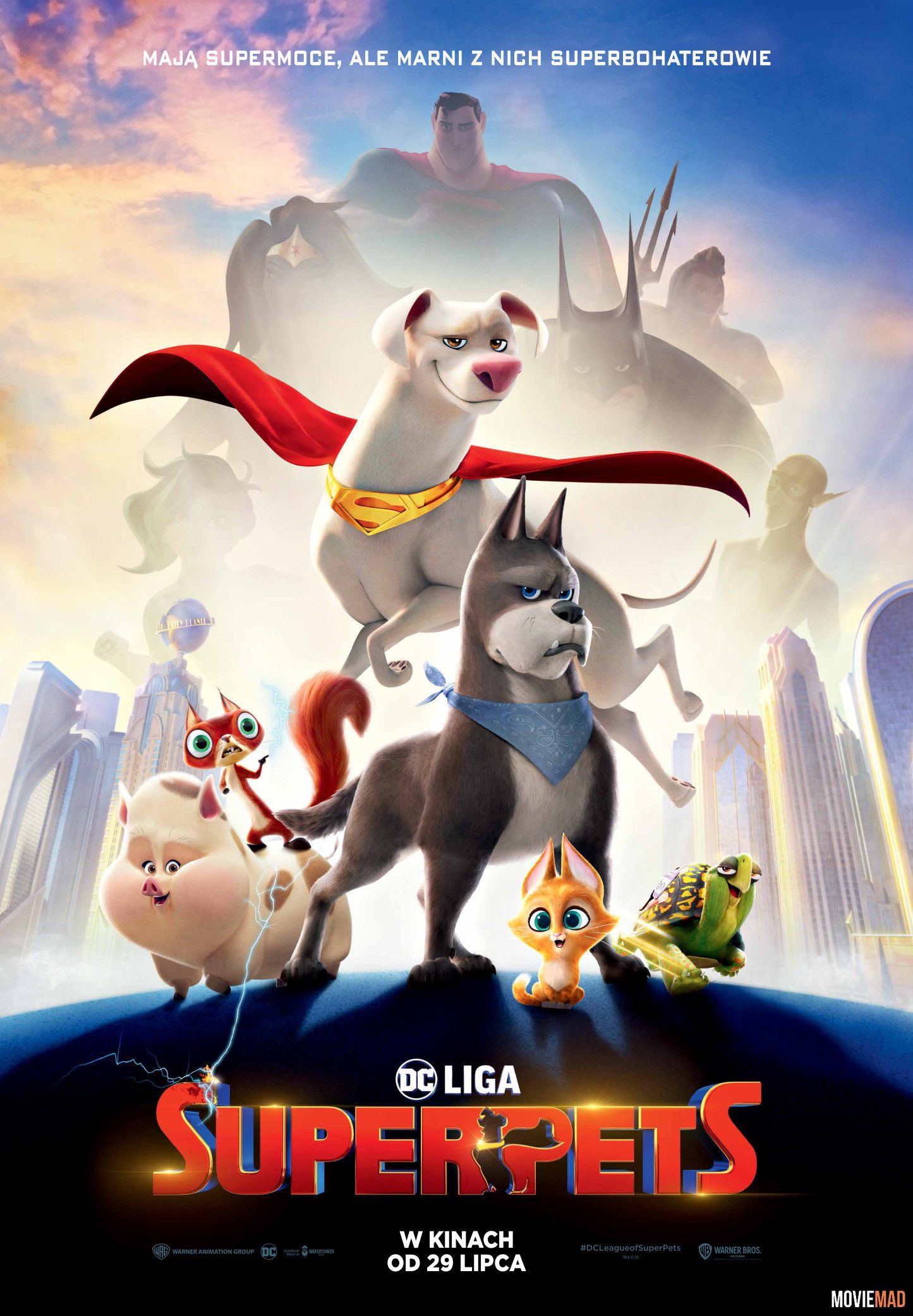 DC League of Super-Pets (2022) Hindi Dubbed ORG AMZN HDRip Full Movie 1080p 720p 480p