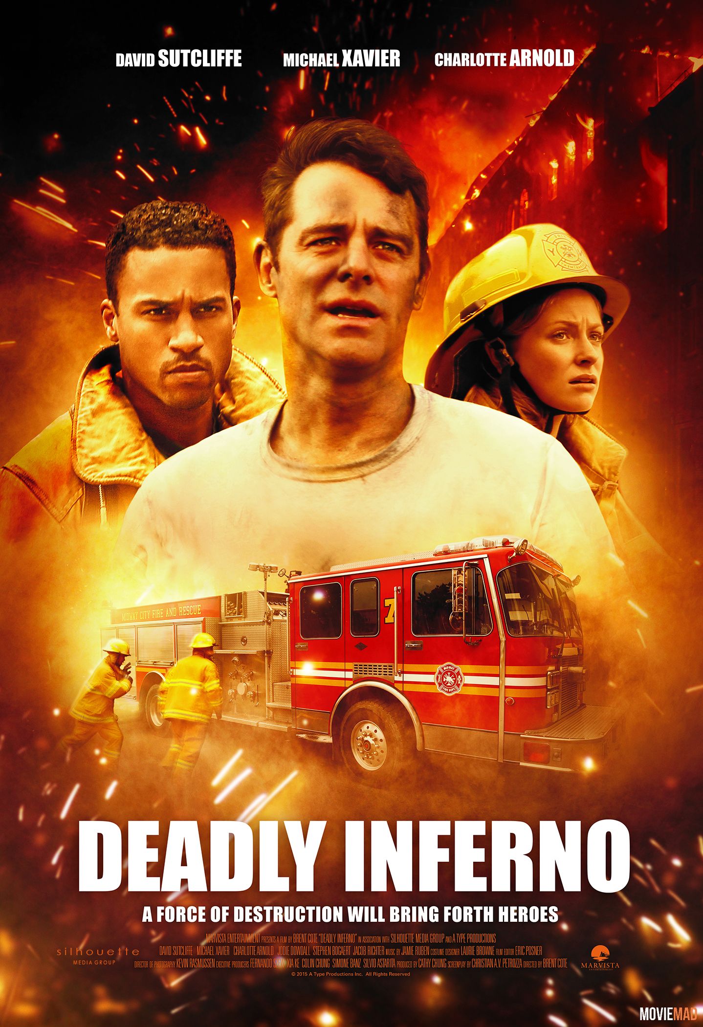 Deadly Inferno 2016 Hindi Dubbed BluRay Full Movie 720p 480p