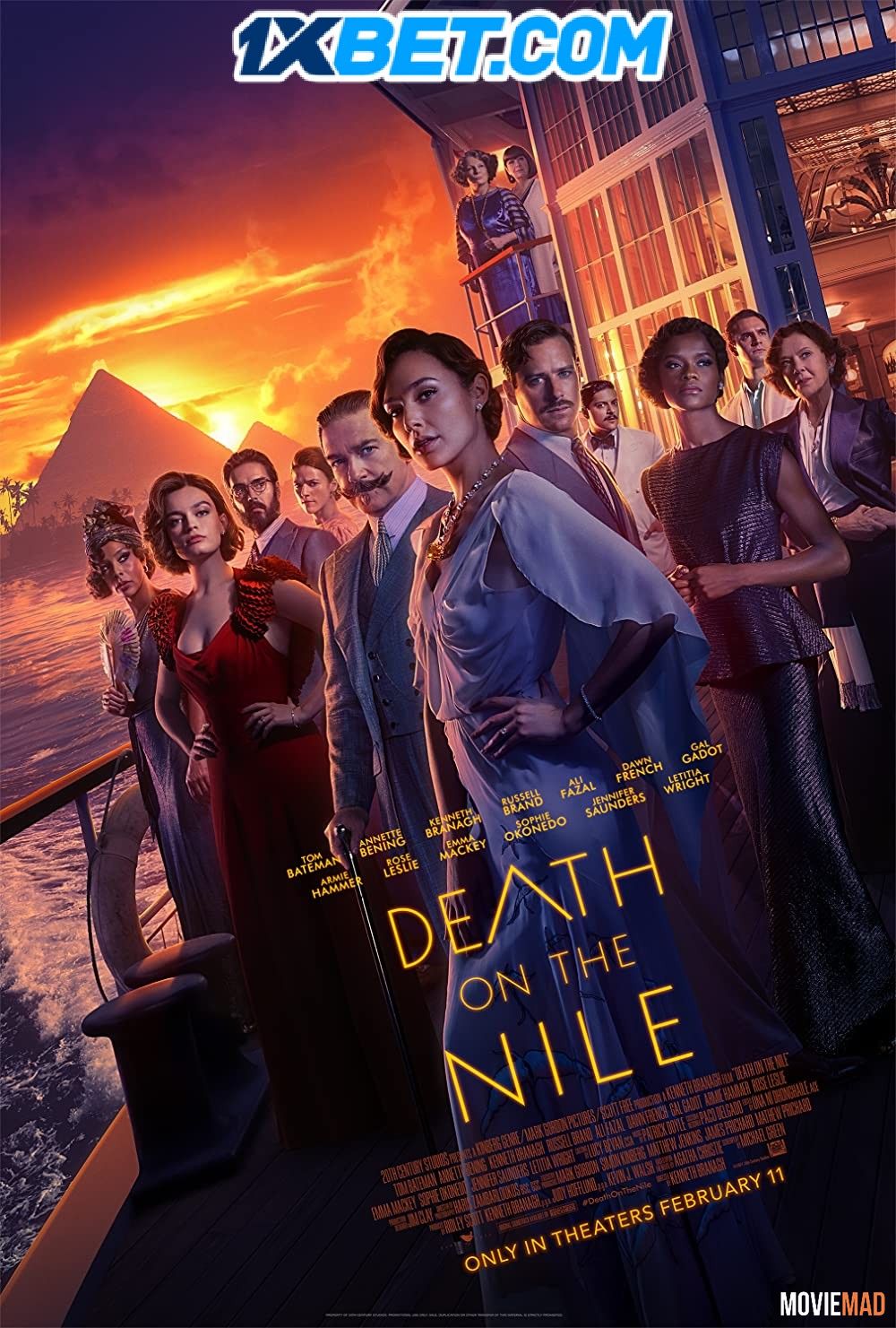 Death on the Nile (2022) Bengali (Voice Over) Dubbed WEBRip Full Movie 720p 480p