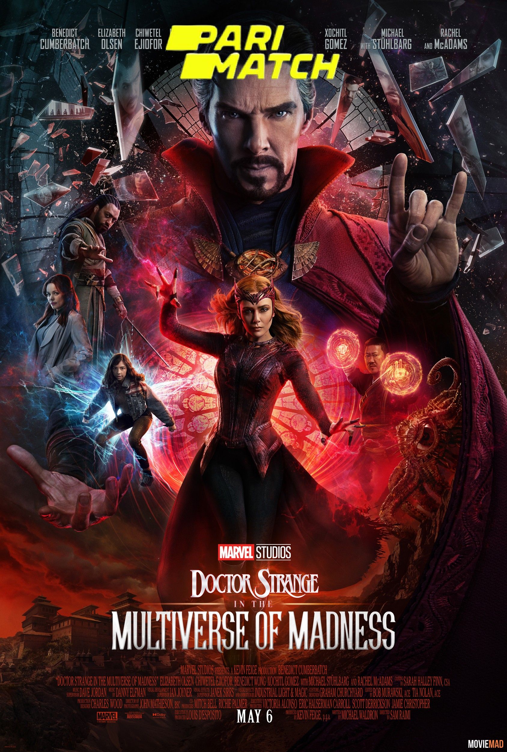 Doctor Strange in the Multiverse of Madness 2022 Telugu (Voice Over) Dubbed CAMRip Full Movie 720p 480p