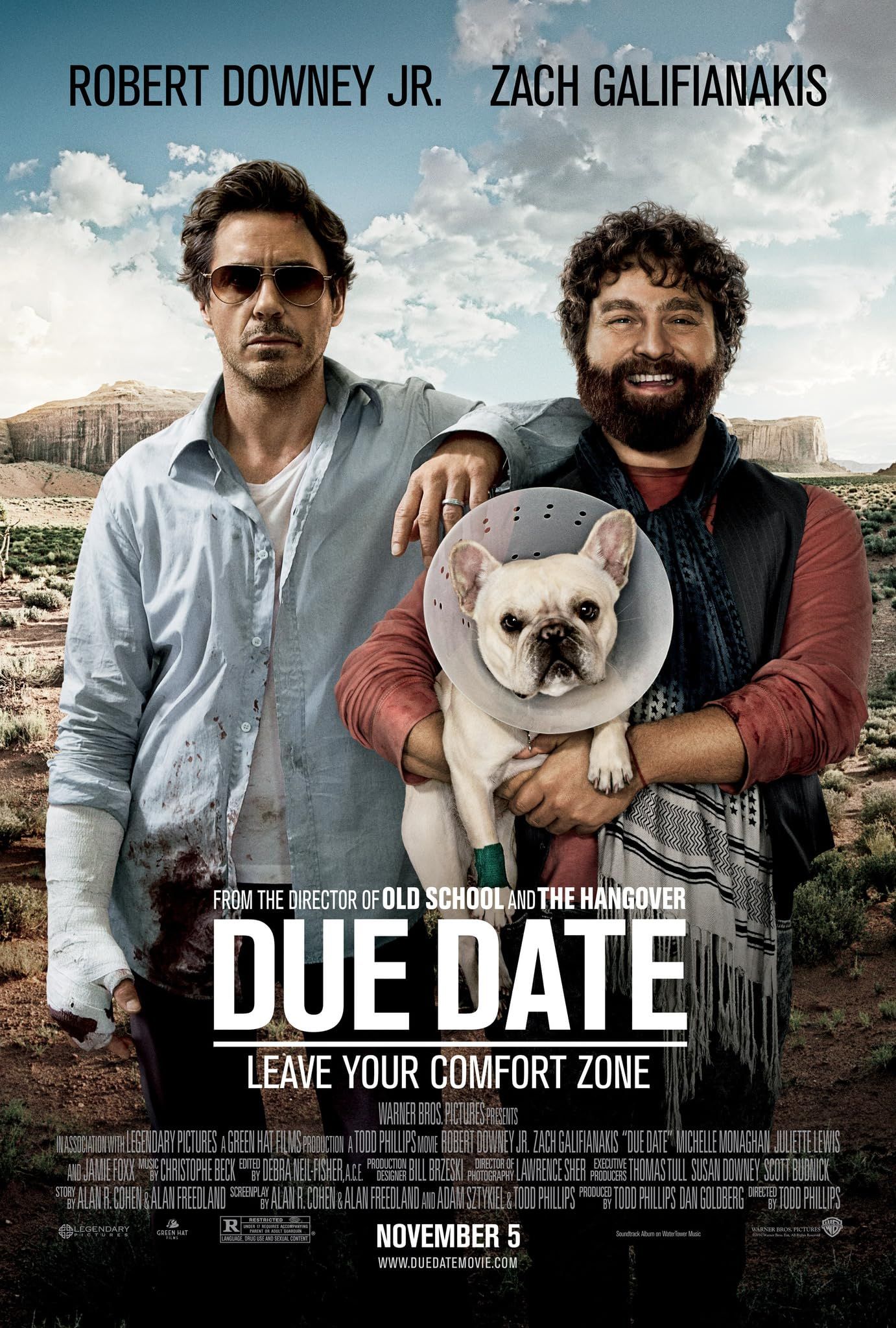 Due Date (2010) Hindi Dubbed ORG Full Movie BluRay