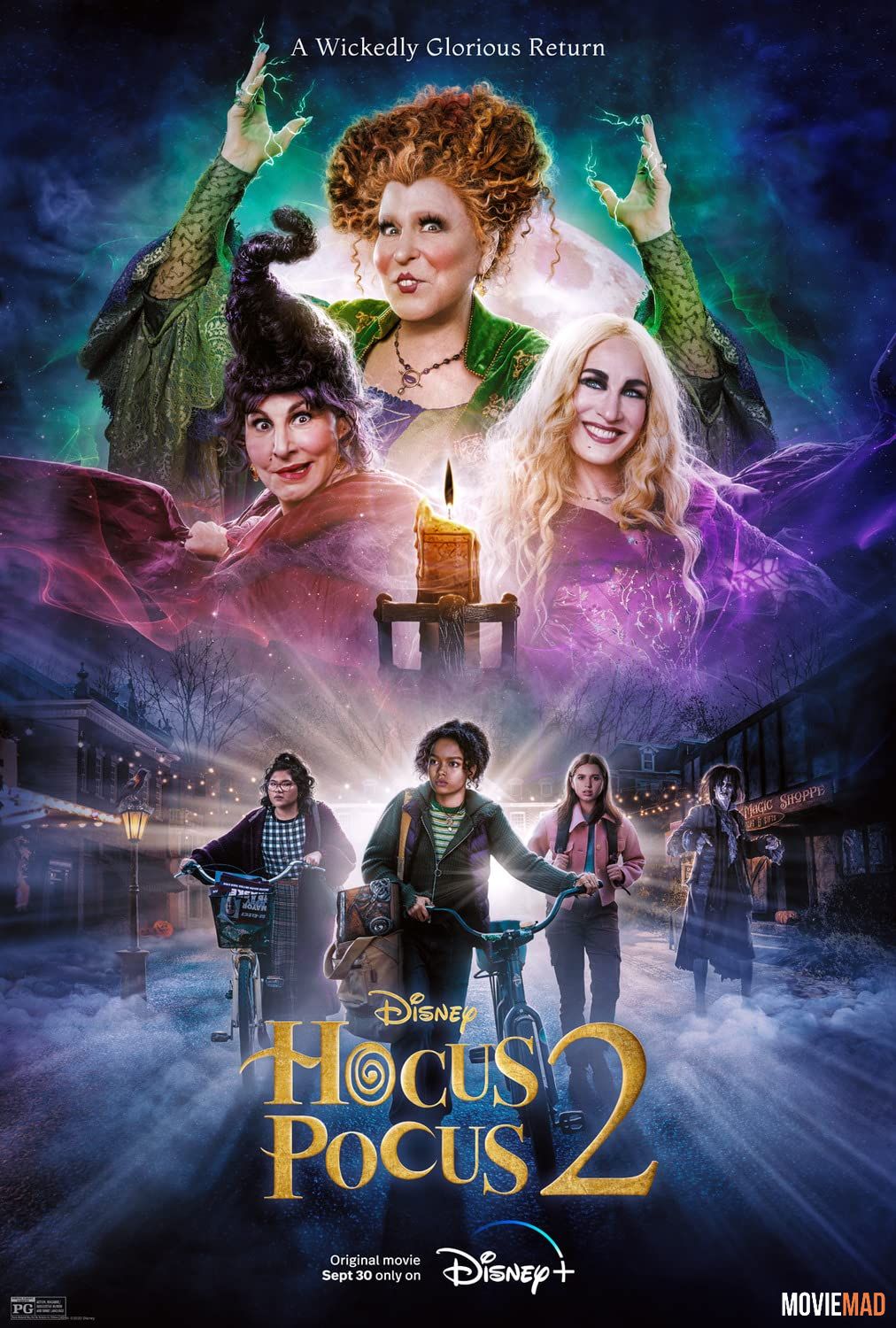 Hocus Pocus 2 (2022) English HDRip Full Movie 720p 480p