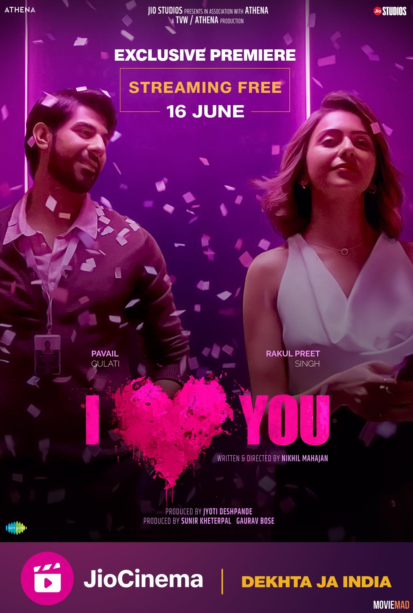 I Love You (2023) Hindi ORG HDRip Full Movie 720p 480p