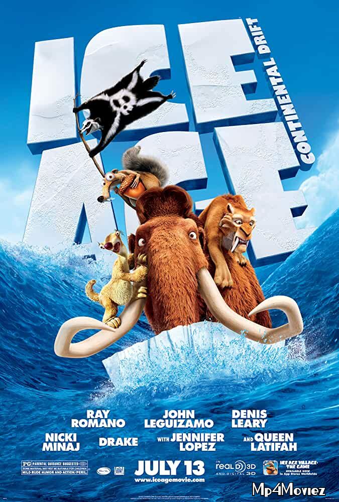 Ice Age: Continental Drift (2012) Hindi Dubbed BluRay 720p 480p