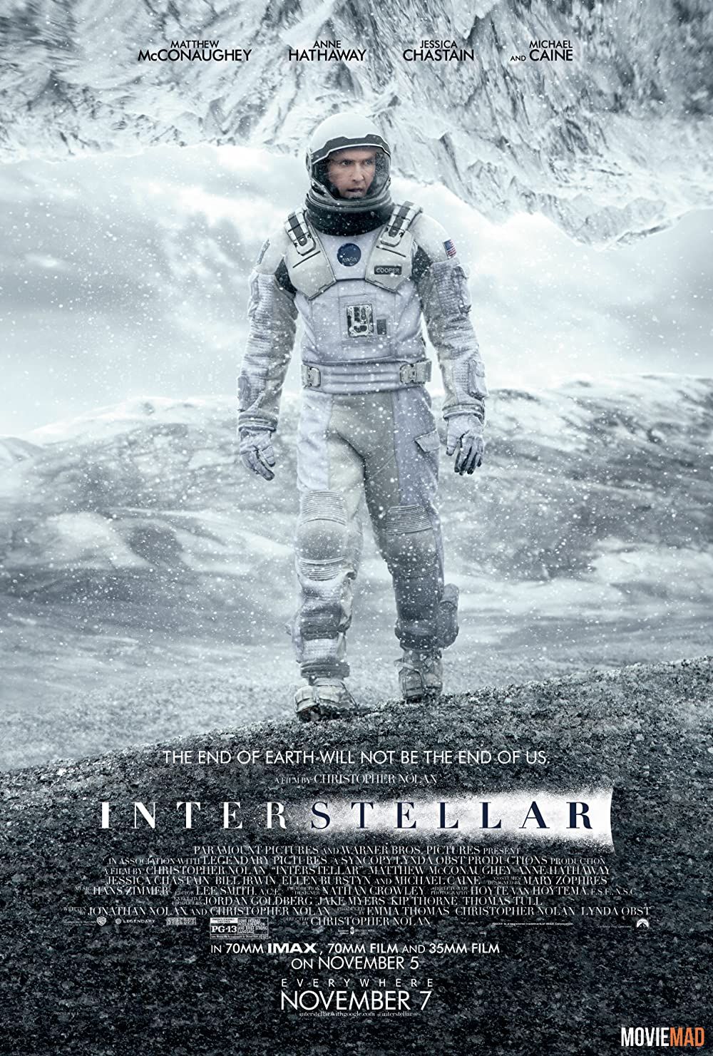 Interstellar 2014 Hindi (Voice Over) Dubbed BluRay Full Movie 720p 480p