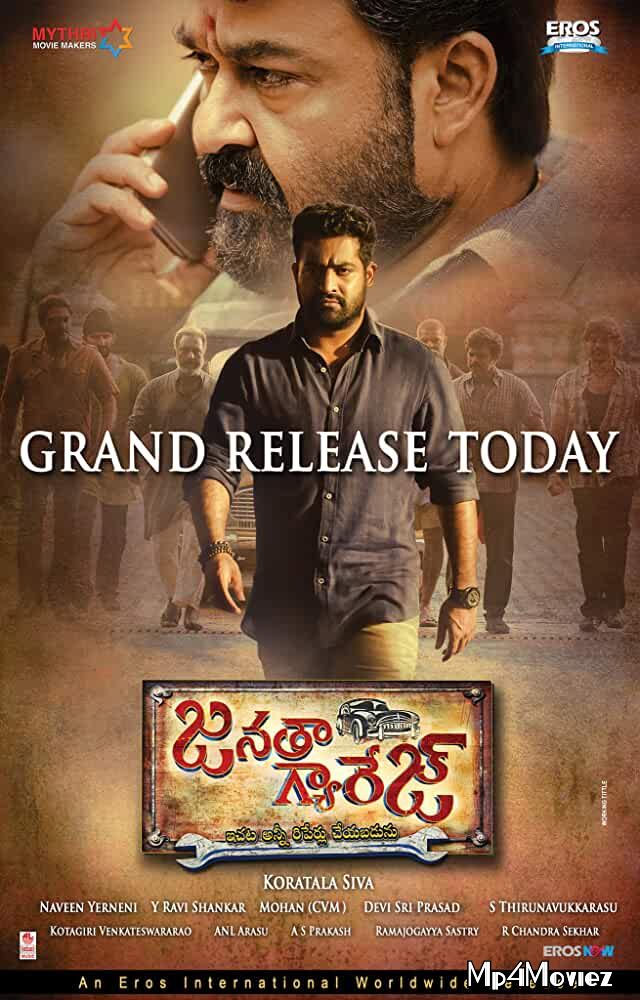 Janatha Garage (2017) Hindi Dubbed HDRip 720p 480p