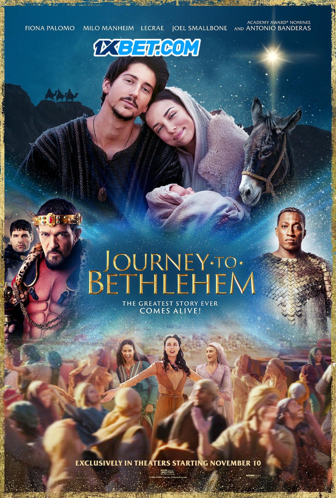 Journey to Bethlehem (2023) English HDCAM Full Movie 720p 480p