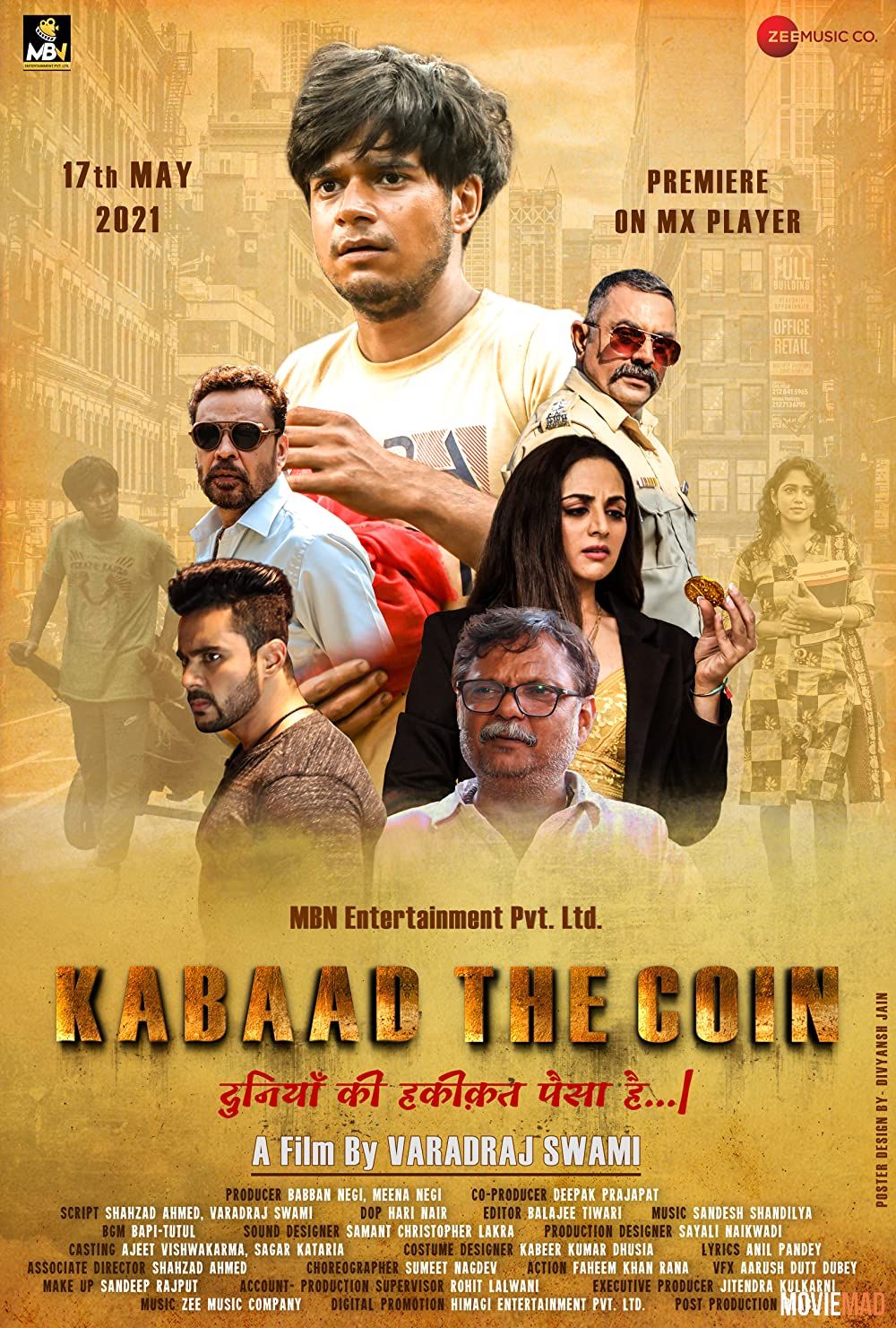 Kabaad- The Coin 2021 HDRip Hindi Full Movie 720p 480p