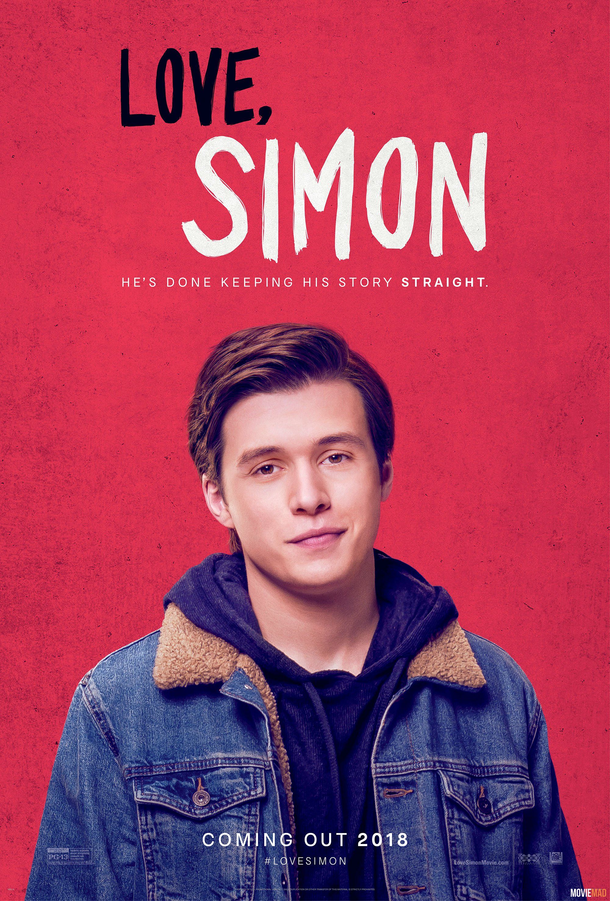 Love, Simon 2018 Hindi Dubbed BluRay Full Movie 720p 480p