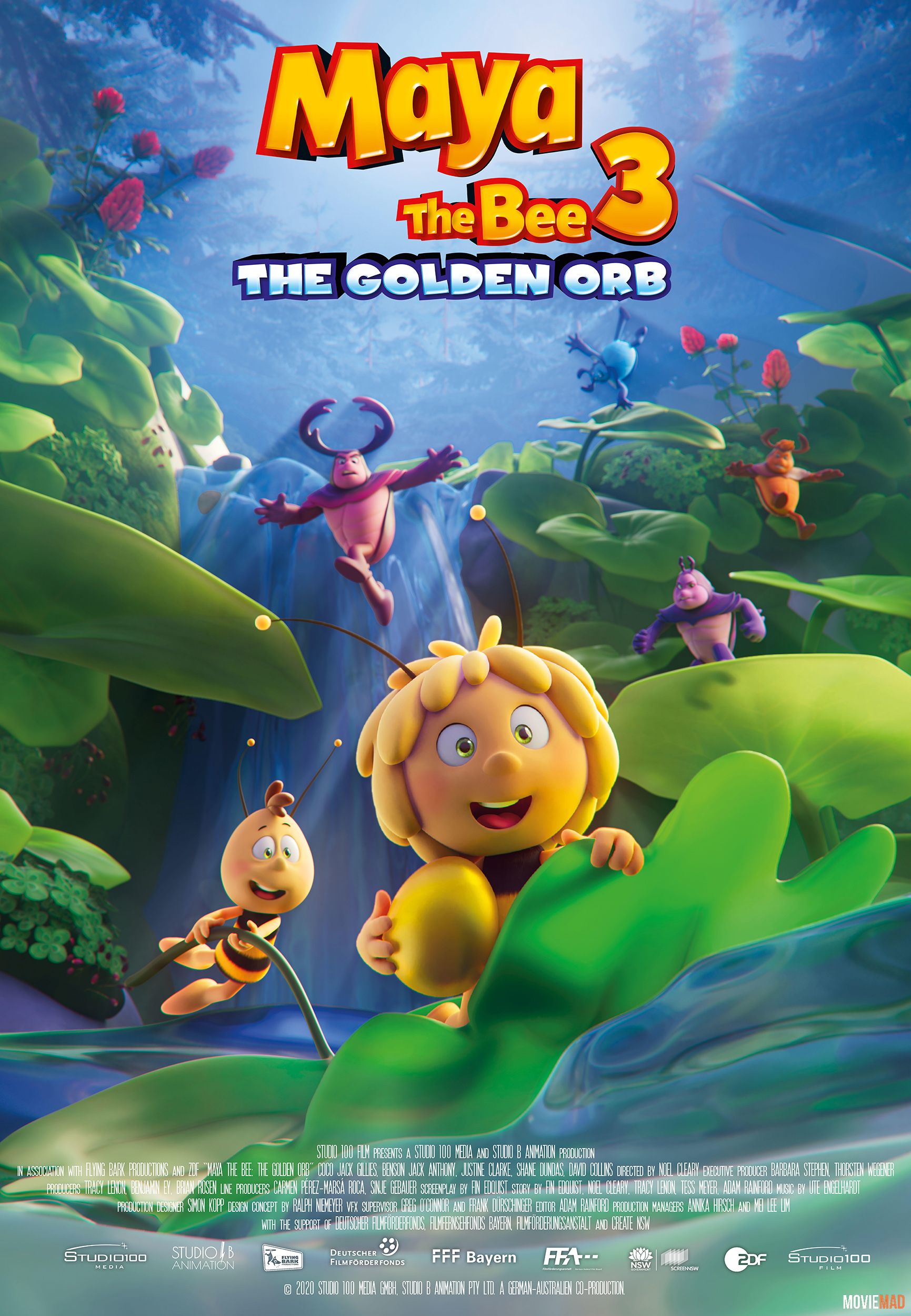 Maya the Bee 3 The Golden Orb (2021) Hindi Dubbed ORG HDRip Full Movie 720p 480p