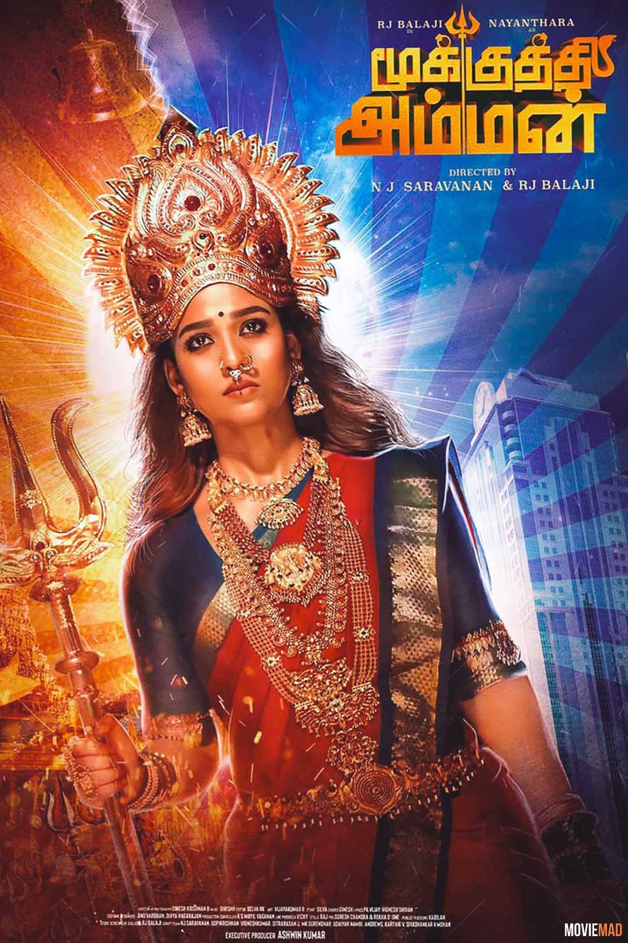 Mookuthi Amman (2021) Hindi (Voice Over) Dubbed HDRip Full Movie 720p 480p