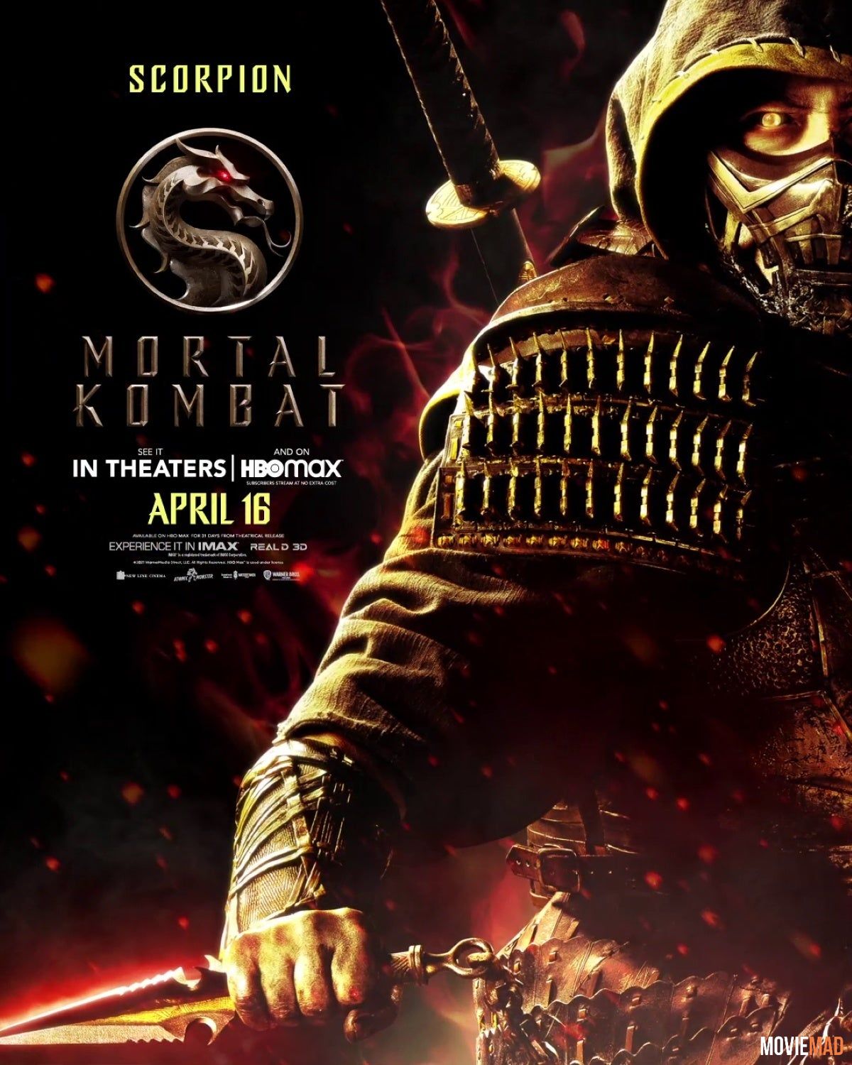 Mortal Kombat 2021 BluRay Hindi Dubbed ORG HQ 720p 480p