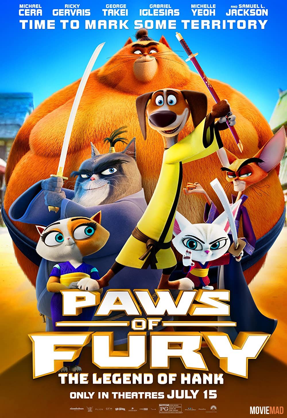 Paws of Fury The Legend of Hank (2022) Hindi Dubbed ORG BluRay Full Movie 1080p 720p 480p