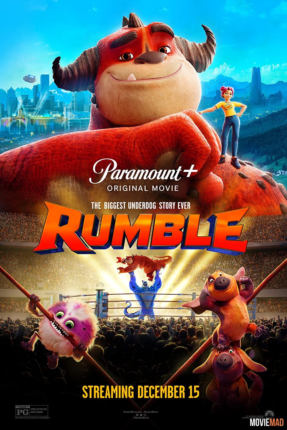 Rumble (2021) Hindi Dubbed AMZN HDRip Full Movie 720p 480p