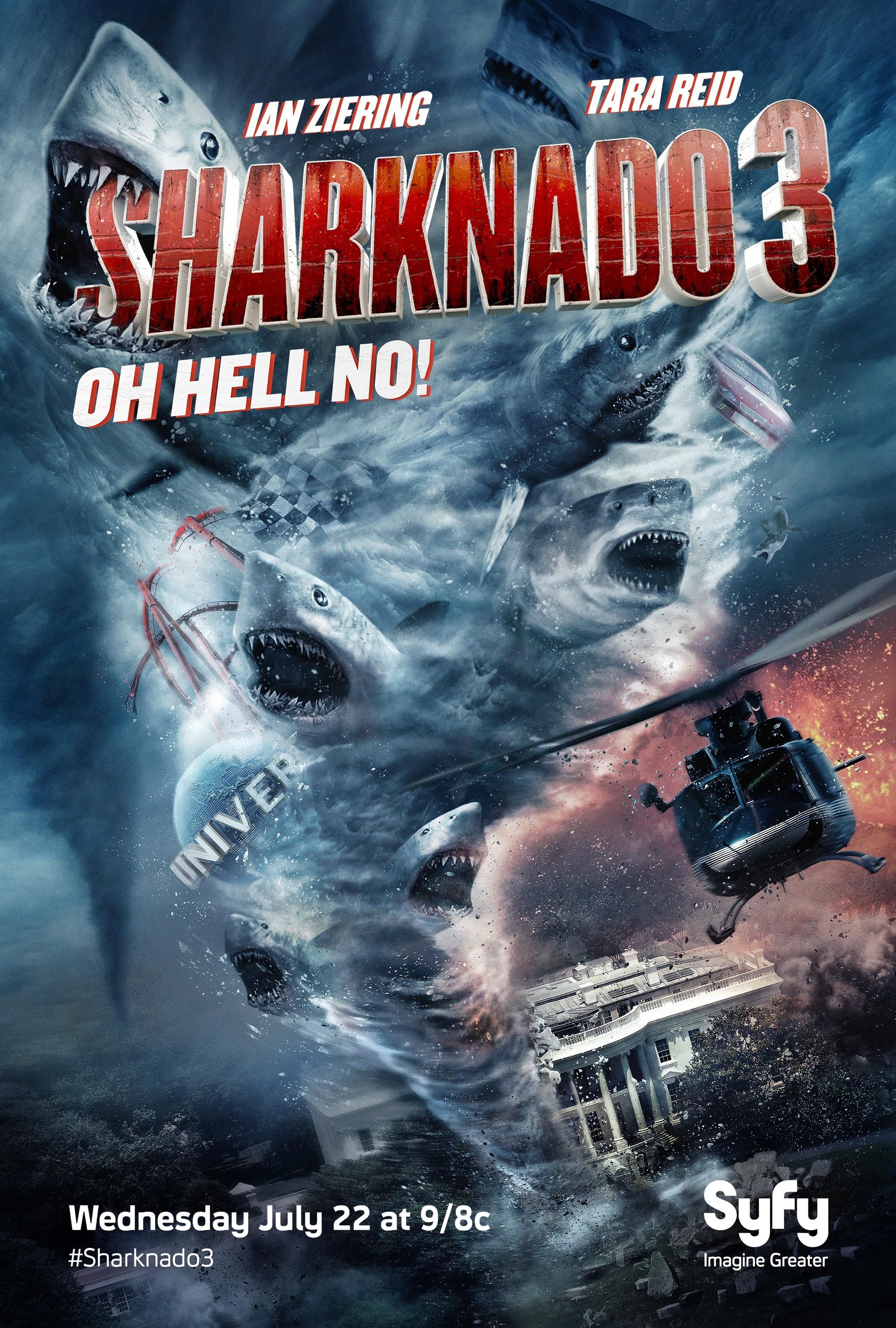 Sharknado 3 Oh Hell No (2015) EXTENDED Hindi Dubbed ORG Full Movie BluRay