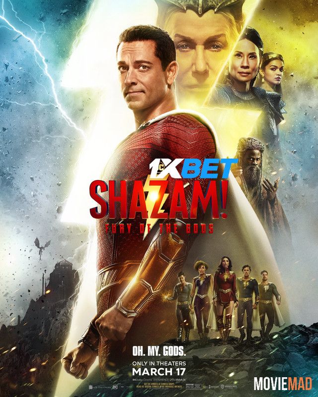 Shazam Fury of the Gods (2023) English CAMRip Full Movie 720p 480p