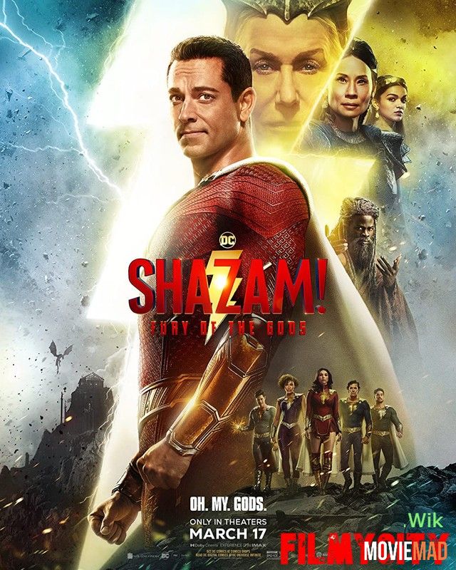 Shazam Fury of the Gods (2023) Hindi Dubbed ORG HDRip Full Movie 1080p 720p 480p