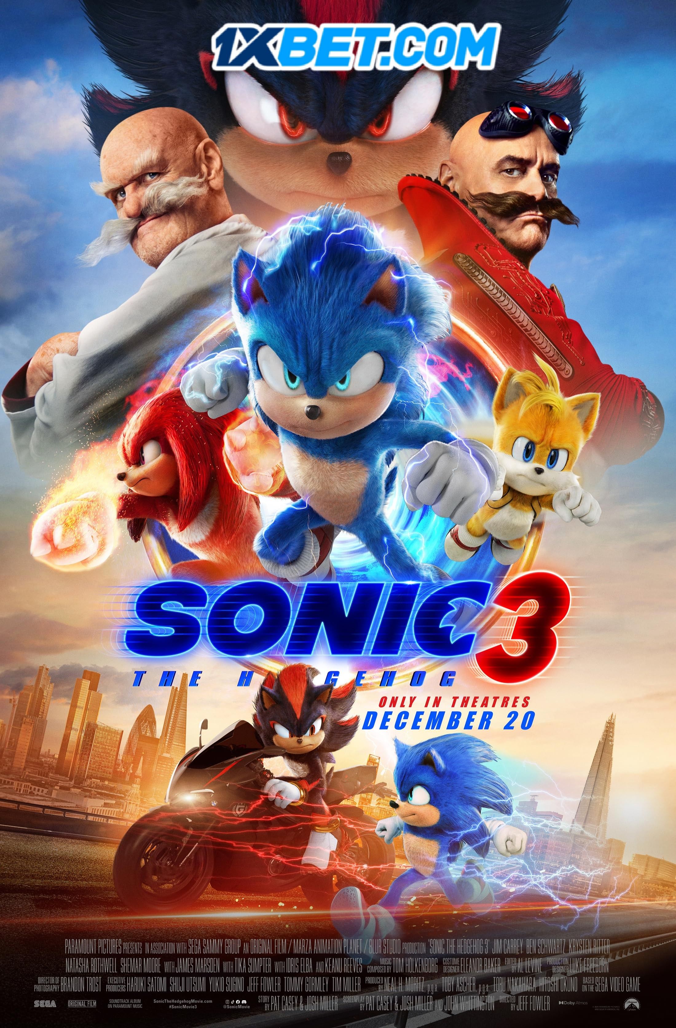 Sonic the Hedgehog 3 (2024) English Full Movie HDCAM