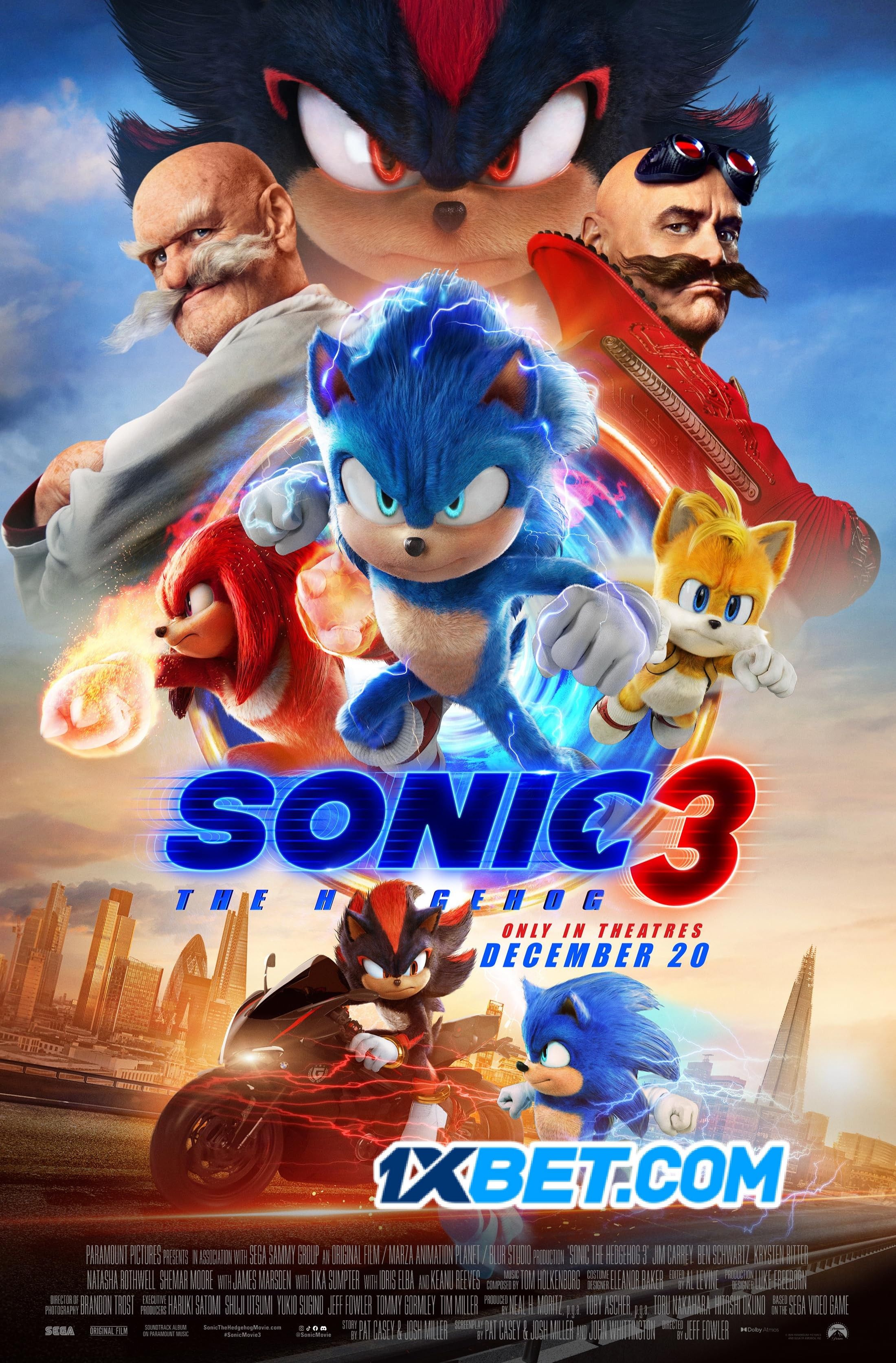 Sonic the Hedgehog 3 (2024) Hindi HQ Dubbed Full Movie HDTS