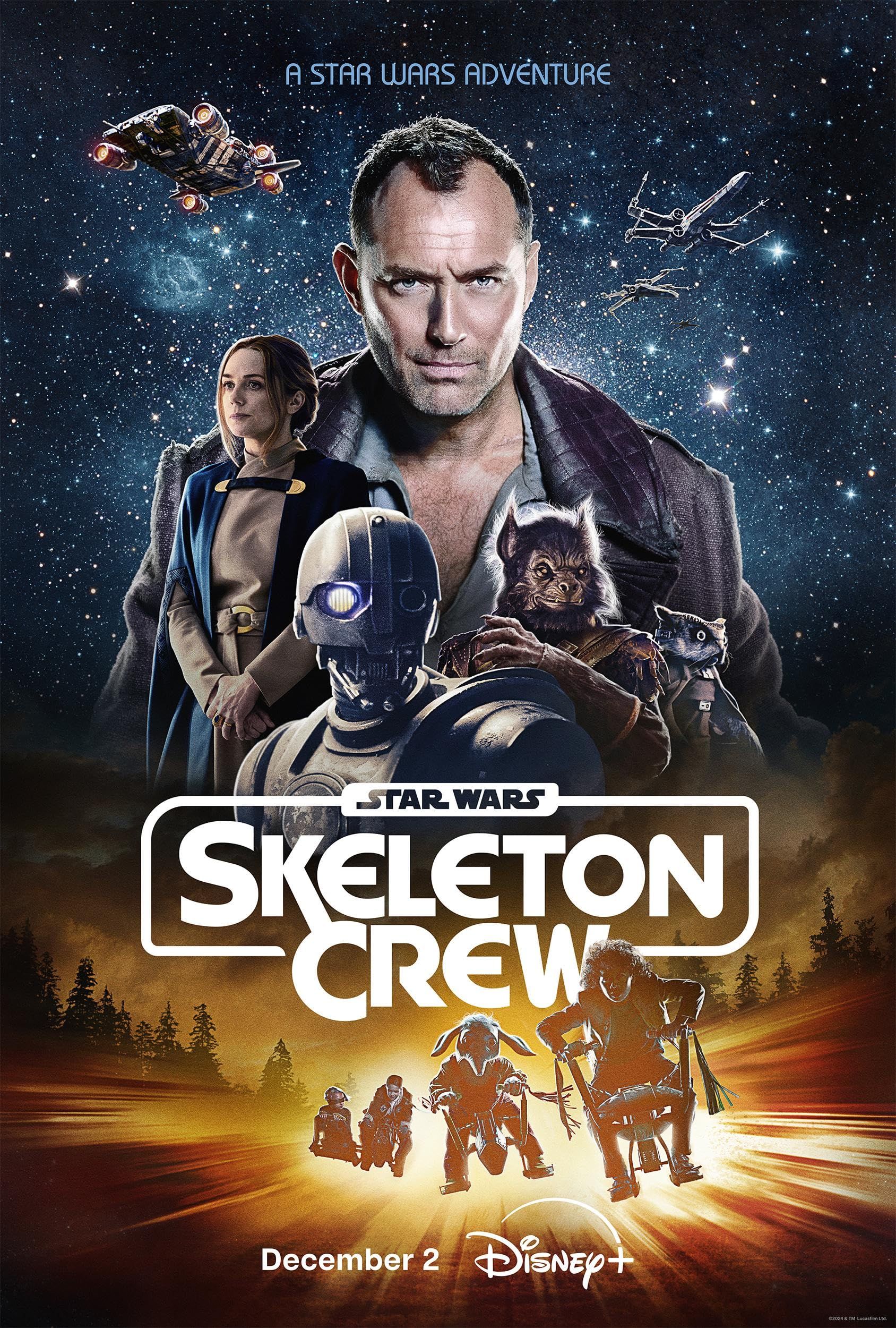 Star Wars Skeleton Crew (Season 1) (Episode 4 ADDED) (2024) Hindi Dubbed DSPN Series HDRip