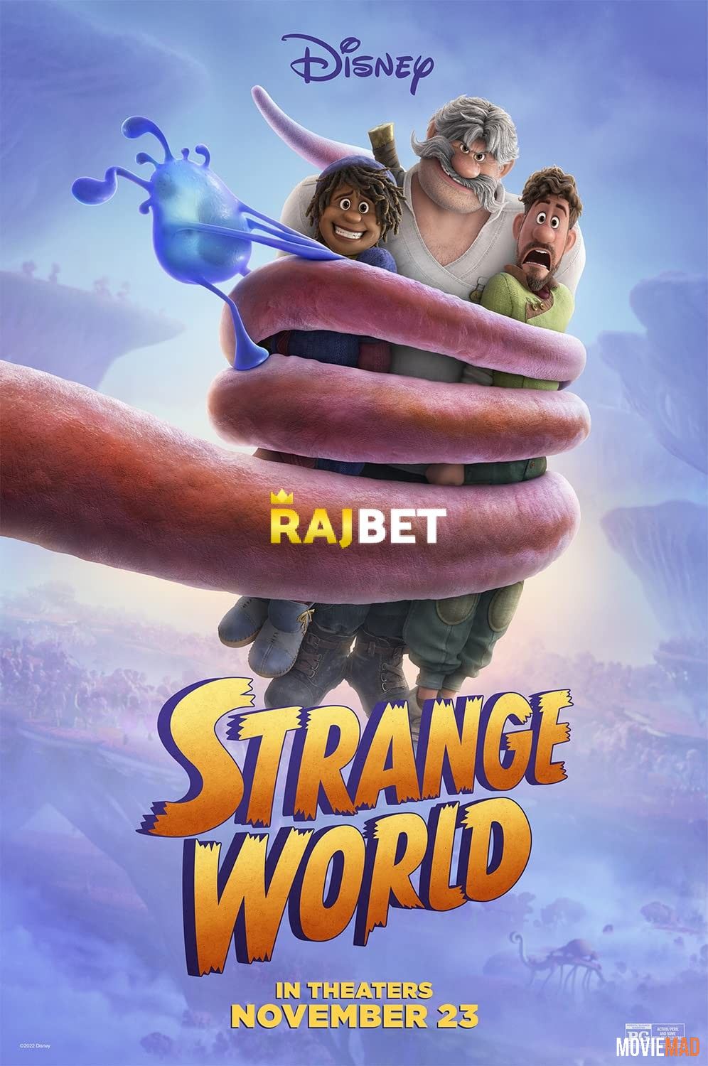 Strange World (2022) Telugu (Voice Over) Dubbed WEBRip Full Movie 720p 480p