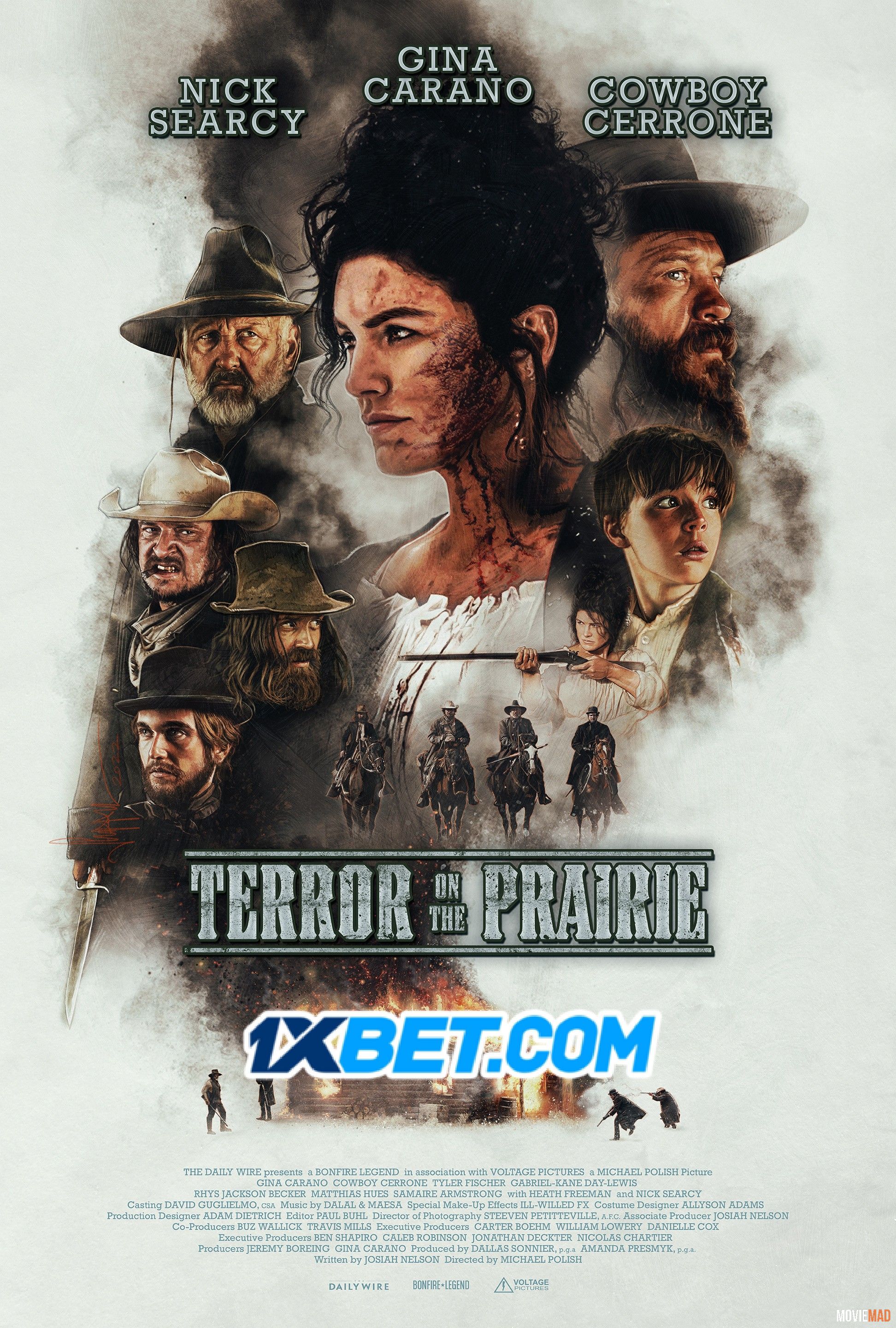 Terror on the Prairie 2022 Bengali (Voice Over) Dubbed WEBRip Full Movie 720p 480p