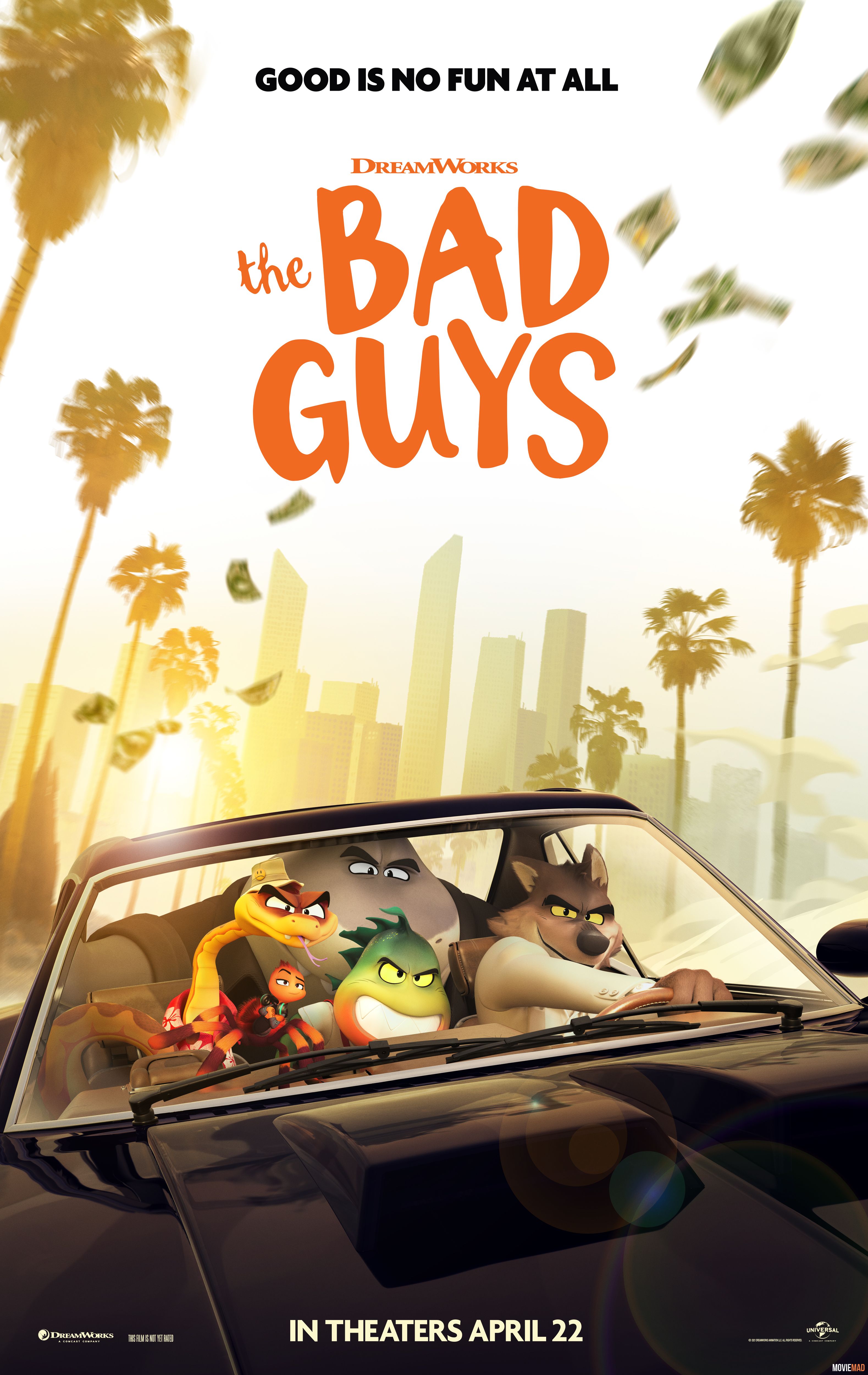 The Bad Guys 2022 Telegu (Voice Over) Dubbed WEBRip Full Movie 720p 480p