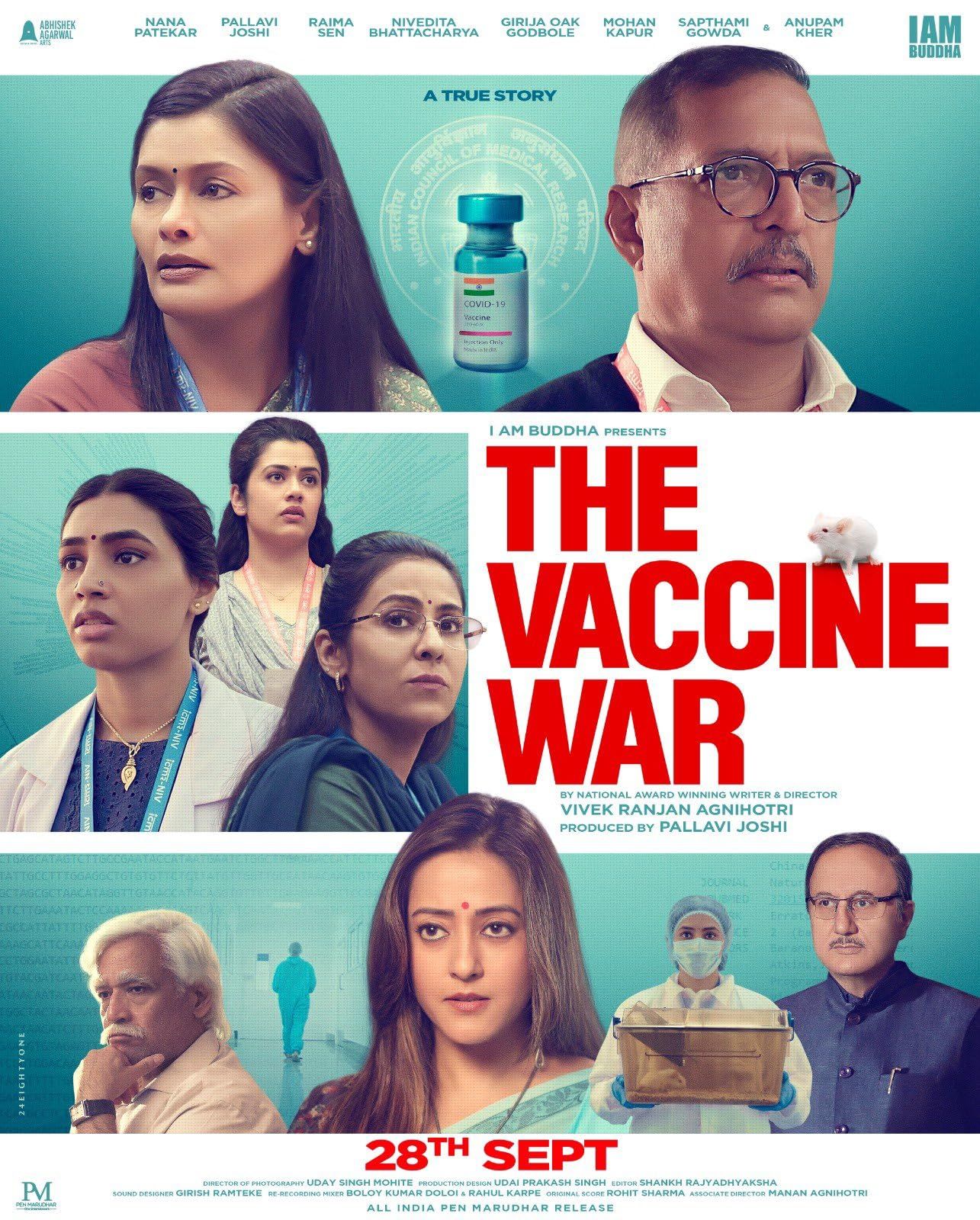 The Vaccine War (2023) Hindi ORG HDRip Full Movie 720p 480p