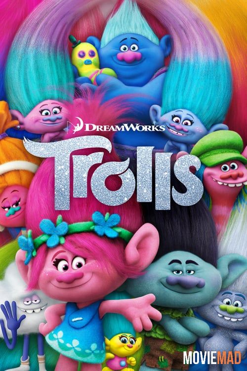 Trolls 2016 Hindi Dubbed Full Movie BluRay 720p 480p