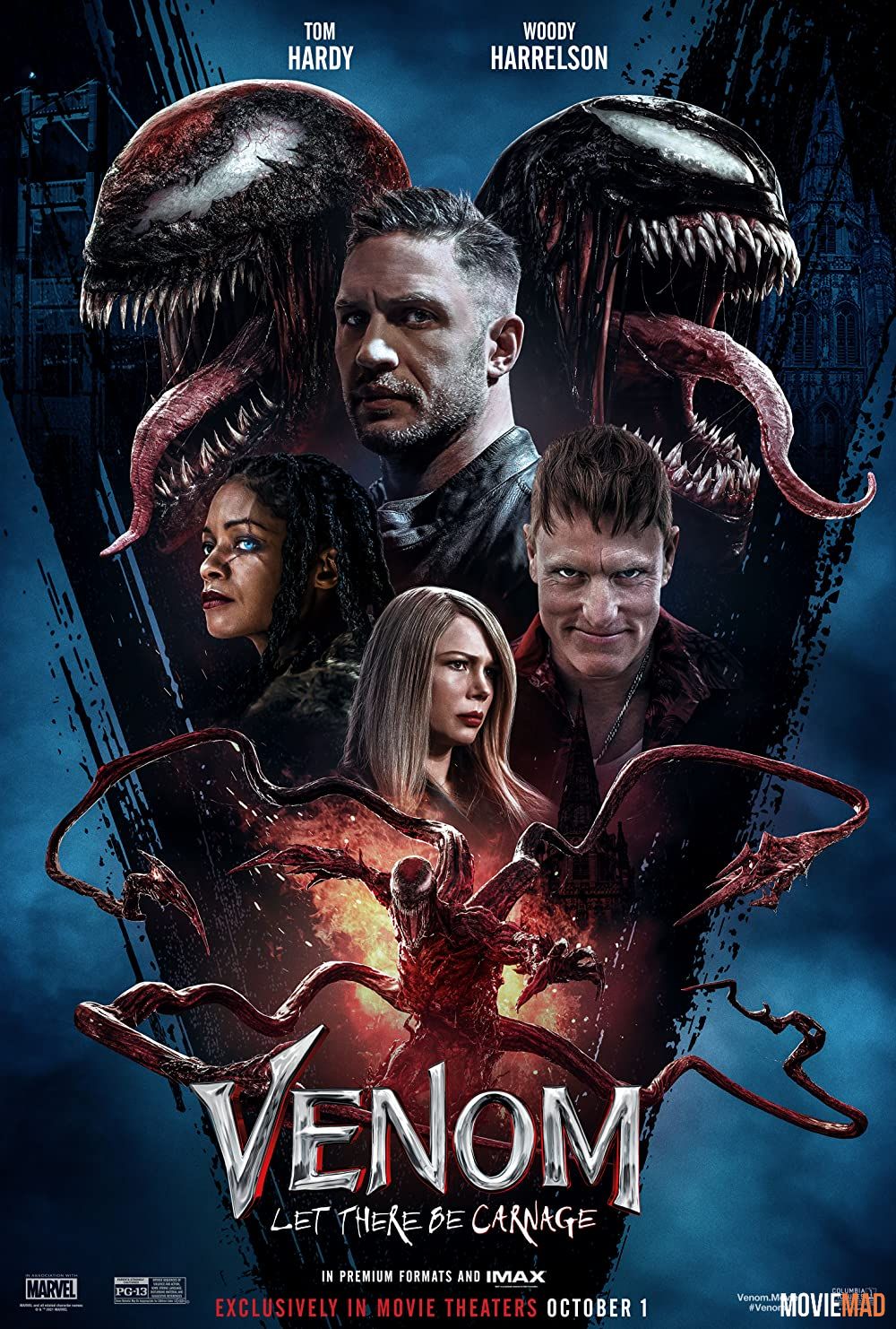 Venom 2 Let There Be Carnage 2021 Hindi Dubbed ORG WEB DL Full Movie 1080p 720p 480p