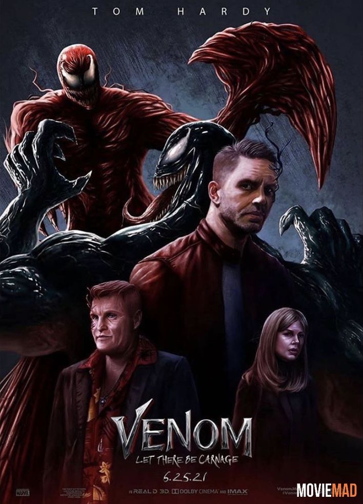 Venom: Let There Be Carnage 2021 BluRay Dual Audio Hindi Official Trailer 720p 480p