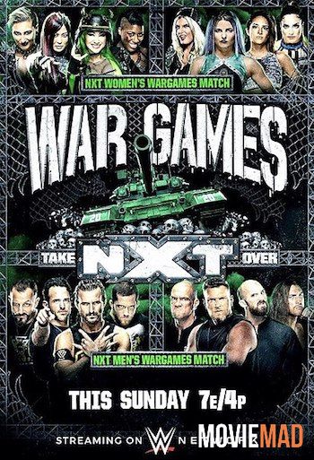 WWE NXT Takeover Wargames 2020 English WEBRip Full Movie 720p 480p