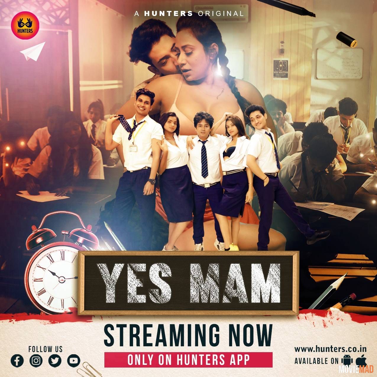 Yes Mam S01E02 (2023) Hunters Hindi Web Series HDRip 1080p 720p 480p